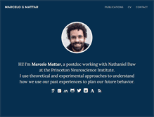 Tablet Screenshot of marcelomattar.com
